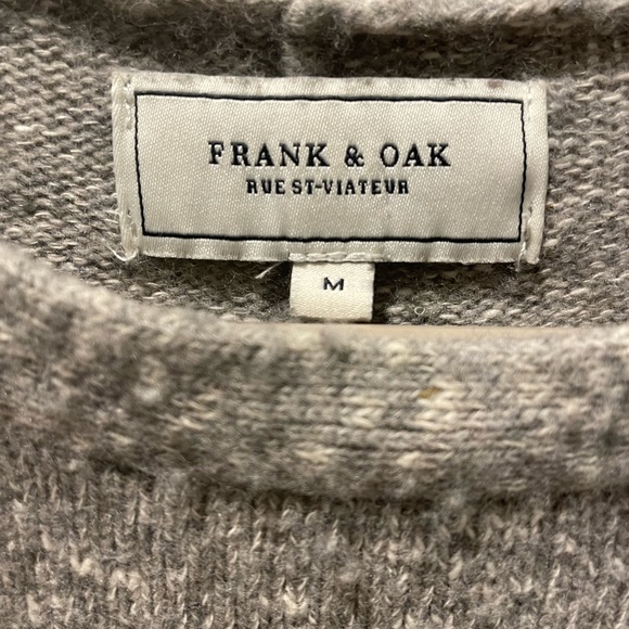 Frank and Oak - Grey Sweater - Picture 2 of 2